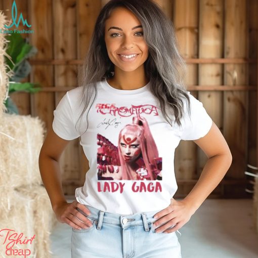 Lady Gaga Concert 2023 T  Shirt, Lady Gaga Chromatica Album Signature T  Shirt, Lady Gaga Tour Tickets Merch