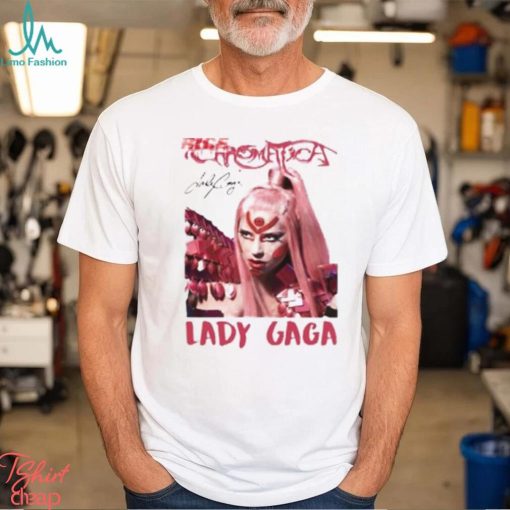 Lady Gaga Concert 2023 T  Shirt, Lady Gaga Chromatica Album Signature T  Shirt, Lady Gaga Tour Tickets Merch