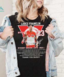 Lance Franklin Sydney Swans 2014 – 2023 Thank You Buddy T Shirt