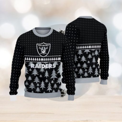 Las Vegas Raiders Show Team Spirit NFL Ugly Christmas Sweater Gift Men Women