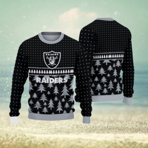 Las Vegas Raiders Show Team Spirit NFL Ugly Christmas Sweater Gift Men Women