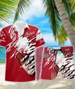 Leinenkugel’s Monster Claw Gift Hawaiian Set Shirt And Short Summer Beach