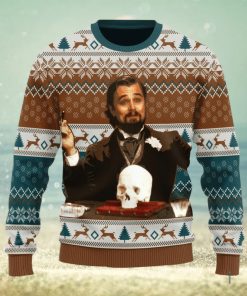 Leo DiCaprio Django Unchained Merry Chrismas Ugly Christmas Sweater Christmas Gift For Men And Women