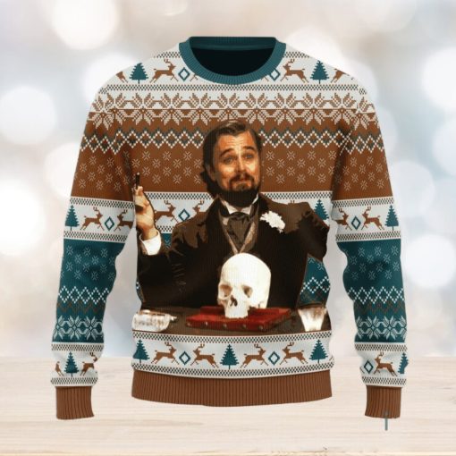 Leo DiCaprio Django Unchained Merry Chrismas Ugly Christmas Sweater Christmas Gift For Men And Women