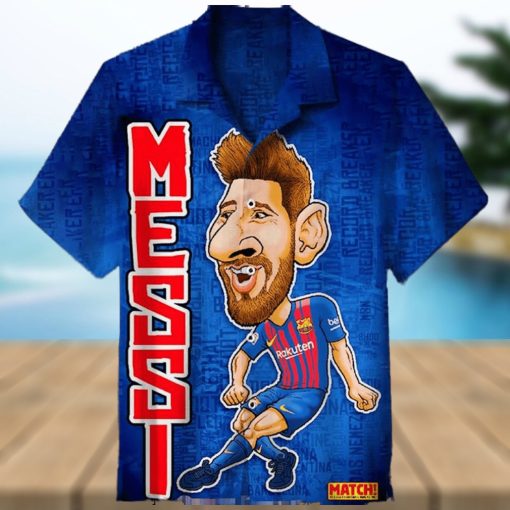 Leo Messi The Goat Hawaiian Shirt