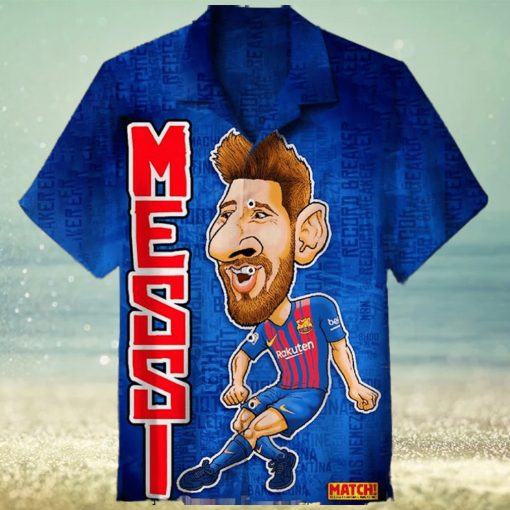 Leo Messi The Goat Hawaiian Shirt