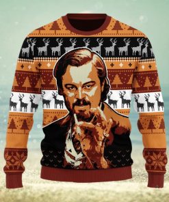 Leo Pointing Ugly Christmas Sweater Christmas Gift For Men And Women