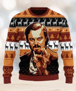 Leo Pointing Ugly Christmas Sweater Christmas Gift For Men And Women