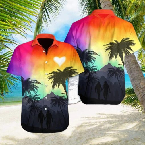 Lgbt Heart Hawaiian Shirt