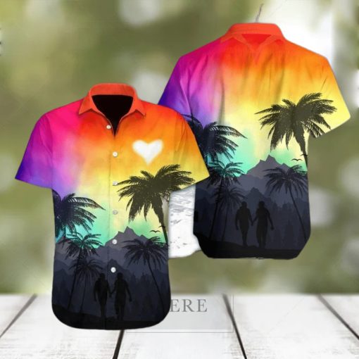 Lgbt Heart Hawaiian Shirt