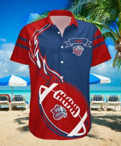 Liberty Flames 3D Hawaiian Shirt Flame Ball NCAA Men And Women Gift For Fans hawaiian shirt