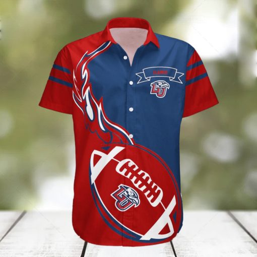 Liberty Flames 3D Hawaiian Shirt Flame Ball NCAA Men And Women Gift For Fans hawaiian shirt