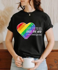 Liebe stets pride shirt