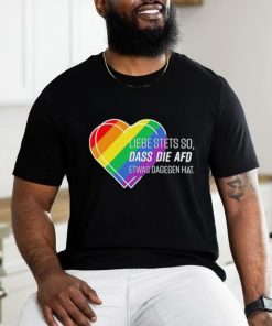 Liebe stets pride shirt