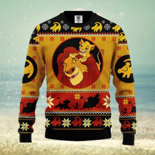 Lion King Simba Ugly Christmas Sweater For Men Women