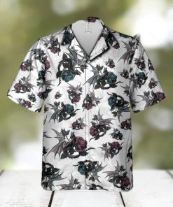 Litle Dragon   Rose On 3D Hawaiian Shirt Summer Gift For Men And Women