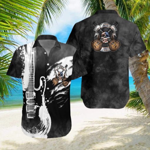 Live Free Or Die Guitar Hawaiian Shirt