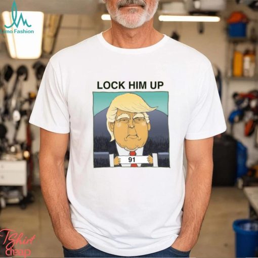 Lock him up Trump's Mug Shot Shirt