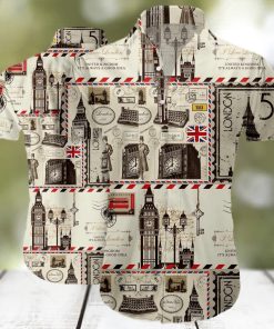 London Pattern Hawaiian Shirt Unisex Adult Hw2699 hawaiian shirt