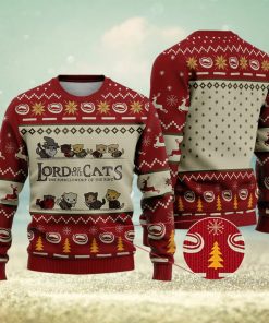 Lord Of Cats Funny Lord Of The Ring Xmas Gift Ugly Christmas Sweater For Men And Women