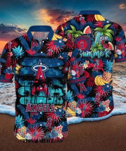 Los Angeles Angels MLB Flower Full Print Classic Hawaiian Shirt