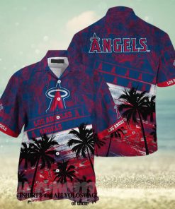 Los Angeles Dodgers MLB Logo Pattern Summer 3D Hawaiian Shirt - Limotees