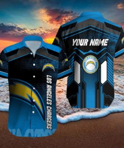 Los Angeles Chargers NFL Custom Name Hawaiian Shirt - Limotees