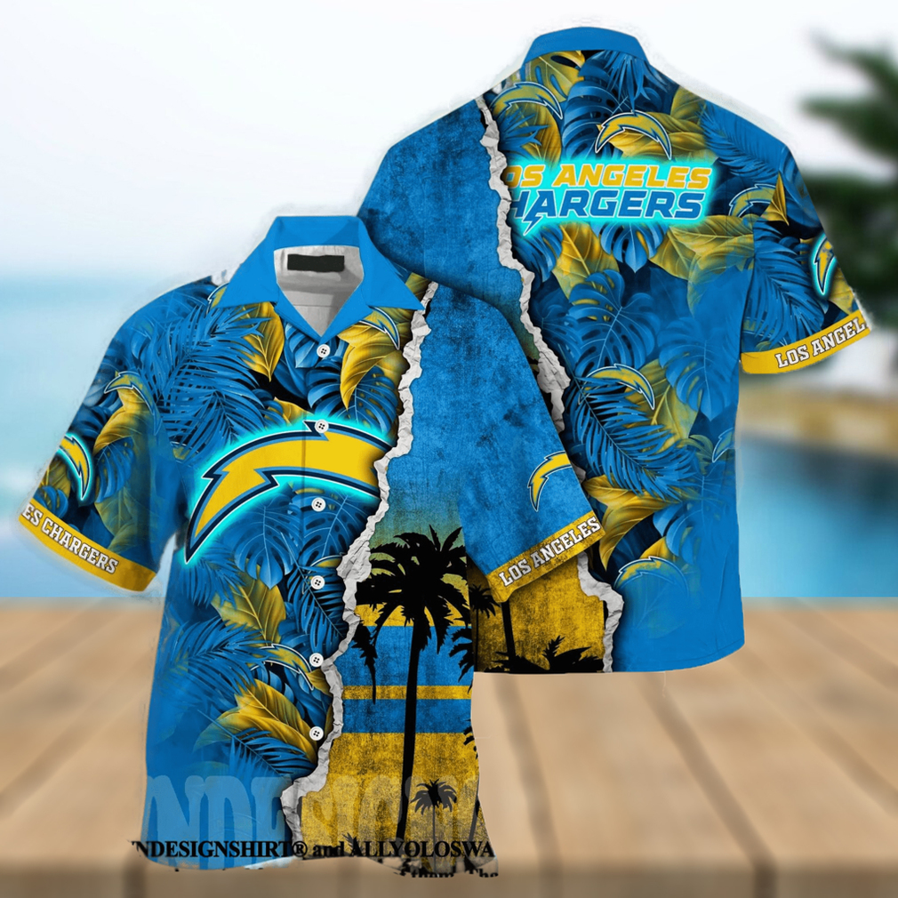 Cool NFL Los Angeles Chargers Baseball Jersey Skeleton And Flowers