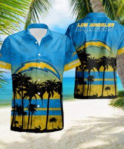 Los Angeles Chargers Nfl Hawaiian Shirt And Shorts Summer Beach Lover hawaiian shirt