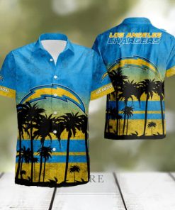 Los Angeles Chargers Nfl Hawaiian Shirt And Shorts Summer Beach Lover hawaiian shirt