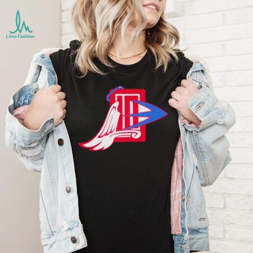 Los Angeles Clippers Angels Ducks 2 teams sports mix logo shirt