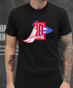 Los Angeles Clippers Angels Ducks 2 teams sports mix logo shirt