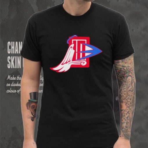 Los Angeles Clippers Angels Ducks 2 teams sports mix logo shirt