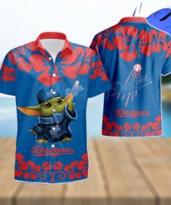 Los Angeles Dodgers Baby Yoda Hawaiian Shirt