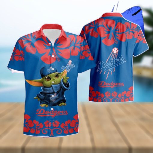 Los Angeles Dodgers Baby Yoda Hawaiian Shirt