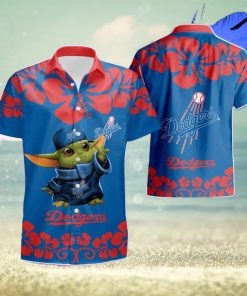 Los Angeles Dodgers Baby Yoda Hawaiian Shirt