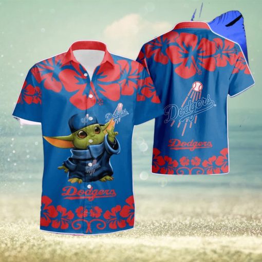 Los Angeles Dodgers Baby Yoda Hawaiian Shirt