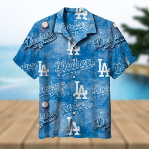 Los Angeles Dodgers Blue Dream Dodgers Hawaiian Shirt  LA Dodgers Hawaiian Shirt