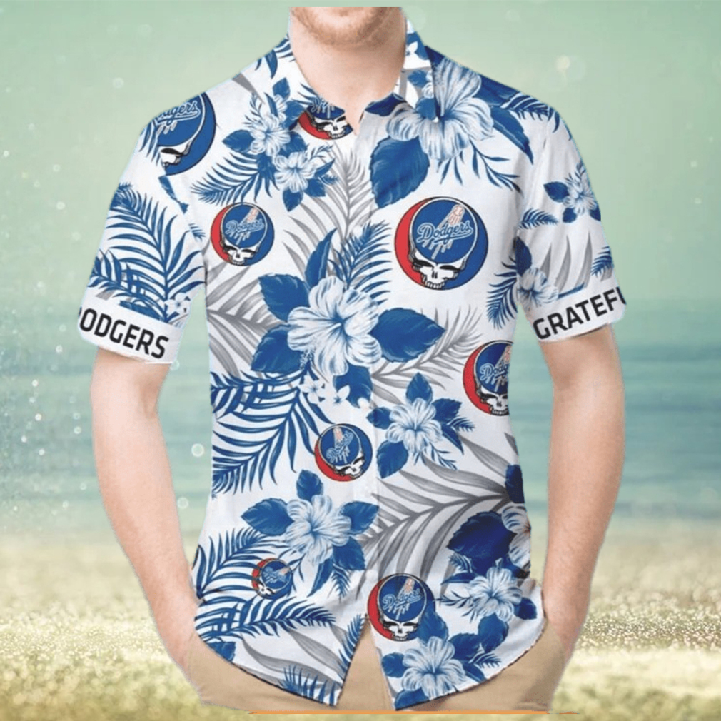 Aloha MLB Keep Calm And Go Los Angeles Dodgers Hawaiian Shirt