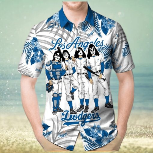 Los Angeles Dodgers Kiss Dodgers Hawaiian T Shirt