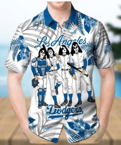 Los Angeles Dodgers Kiss Dodgers Hawaiian T Shirt