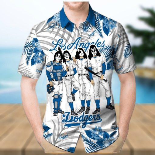 Los Angeles Dodgers Kiss Dodgers Hawaiian T Shirt