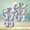 Dodgers Hawaiian Shirt Big Blue Hibiscus Los Angeles Dodgers Gift