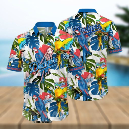 Los Angeles Dodgers MLB Floral All Over Printed Unisex Hawaiian Shirt