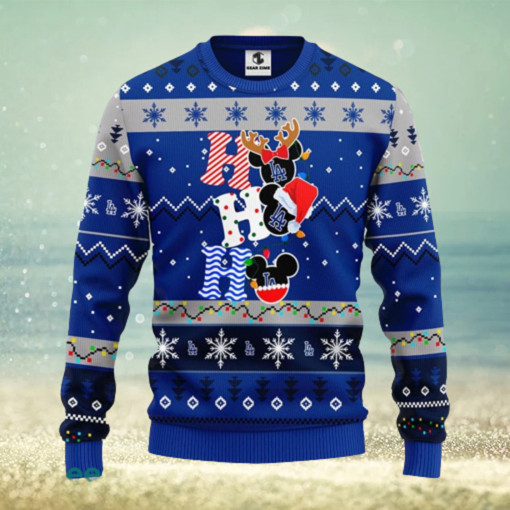 Los Angeles Dodgers Funny Grinch Christmas Ugly Sweater