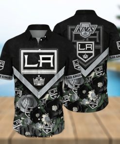 Los Angeles Kings NHL Floral Classic All Over Printed Hawaiian Shirt