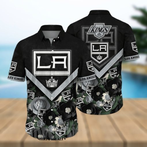 Los Angeles Kings NHL Floral Classic All Over Printed Hawaiian Shirt