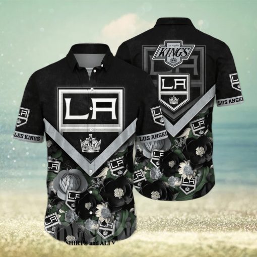 Los Angeles Kings NHL Floral Classic All Over Printed Hawaiian Shirt