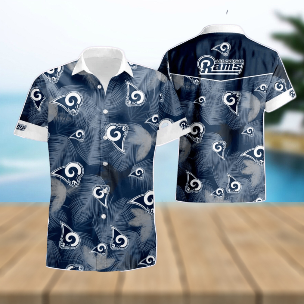 Los Angeles Rams Hawaiian Shirts Button-Down Shirts 3D Casual