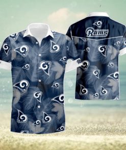 Los Angeles Rams Logo Hawaiian Shirt